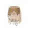 Transpac Fiber 8.26" Brown Natural Seagrass Lantern, Candle Holder Decor, Indoor Tabletop, Natural Fiber, Everyday Use